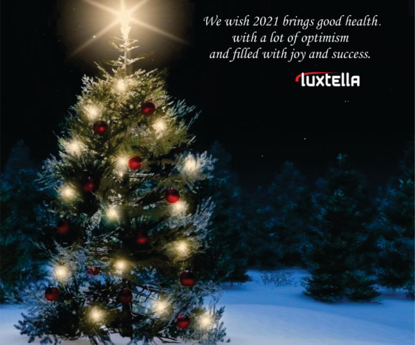 xmas card Luxtella 2020